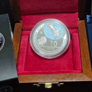 España. 10 Euro 50 Aniversario de la Llegada del Hombre a la Luna 2019 ( .925 Silver )