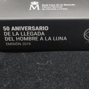 España. 10 Euro 50 Aniversario de la Llegada del Hombre a la Luna 2019 ( .925 Silver )