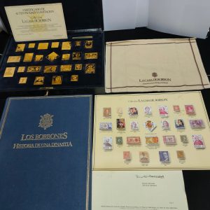 España. Juan Carlos I (1975-2014). 25 Silver Stamps La Casa de Borbón - 500,00 gr. Ag (.925) chapada en oro