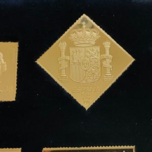 España. Juan Carlos I (1975-2014). 25 Silver Stamps La Casa de Borbón - 500,00 gr. Ag (.925) chapada en oro