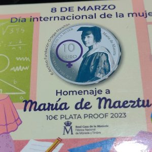 España. 10 Euro 2023 "María de Maeztu" Proof